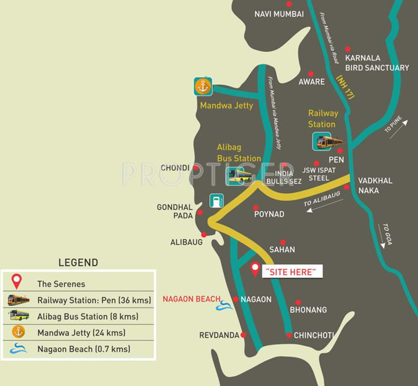 the serenes Images for Location Plan of Mahindra The Serenes