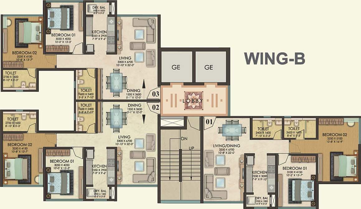  paris Images for Cluster Plan of Kanakia Paris