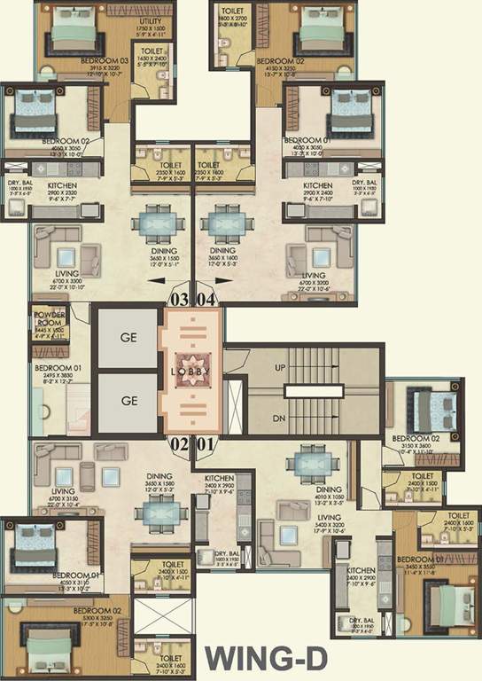  paris Images for Cluster Plan of Kanakia Paris