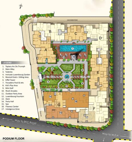 Images for Layout Plan of Kanakia Paris paris Images for Layout Plan of Kanakia Paris