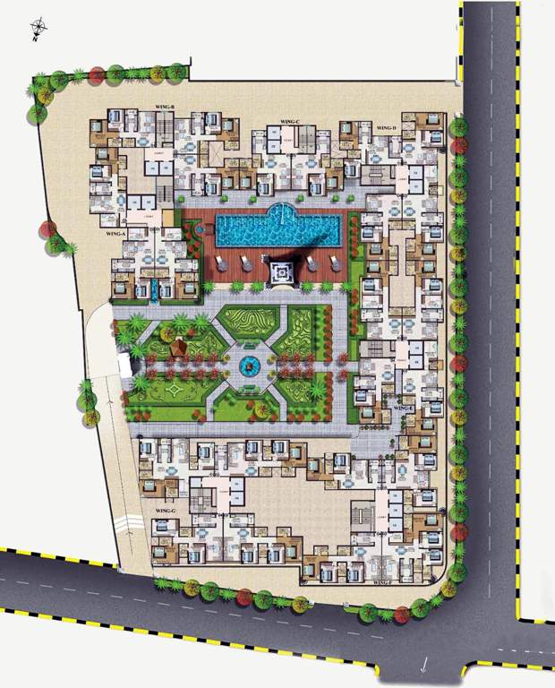  paris Images for Layout Plan of Kanakia Paris