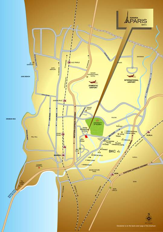  paris Images for Location Plan of Kanakia Paris