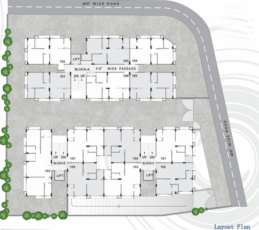  anushri residency Layout Plan