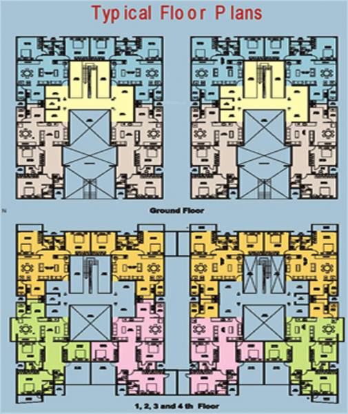 Prime Cluster Plan from Ground to 4th Floor foundations prime-and-pride Prime Cluster Plan from Ground to 4th Floor
