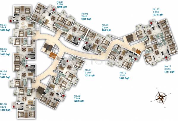 Images for Cluster Plan of Mahabaleshwara Classique Ruby