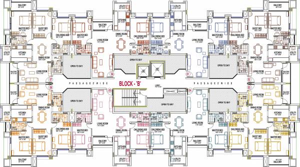 Images for Cluster Plan of Bharath Aashraya