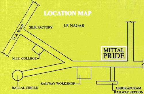 Images for Location Plan of Mittal Pride pride Images for Location Plan of Mittal Pride