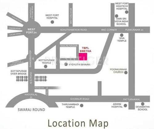 Images for Location Plan of TBPL Swetha Residency Block II Images for Location Plan of TBPL Swetha Residency Block II