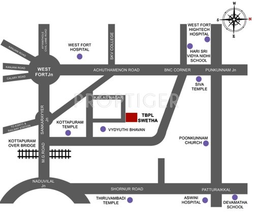 Images for Location Plan of TBPL Swetha Residency Block I Images for Location Plan of TBPL Swetha Residency Block I