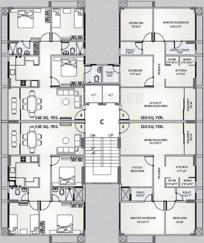 Images for Cluster Plan of Prerna Aagam aagam Images for Cluster Plan of Prerna Aagam