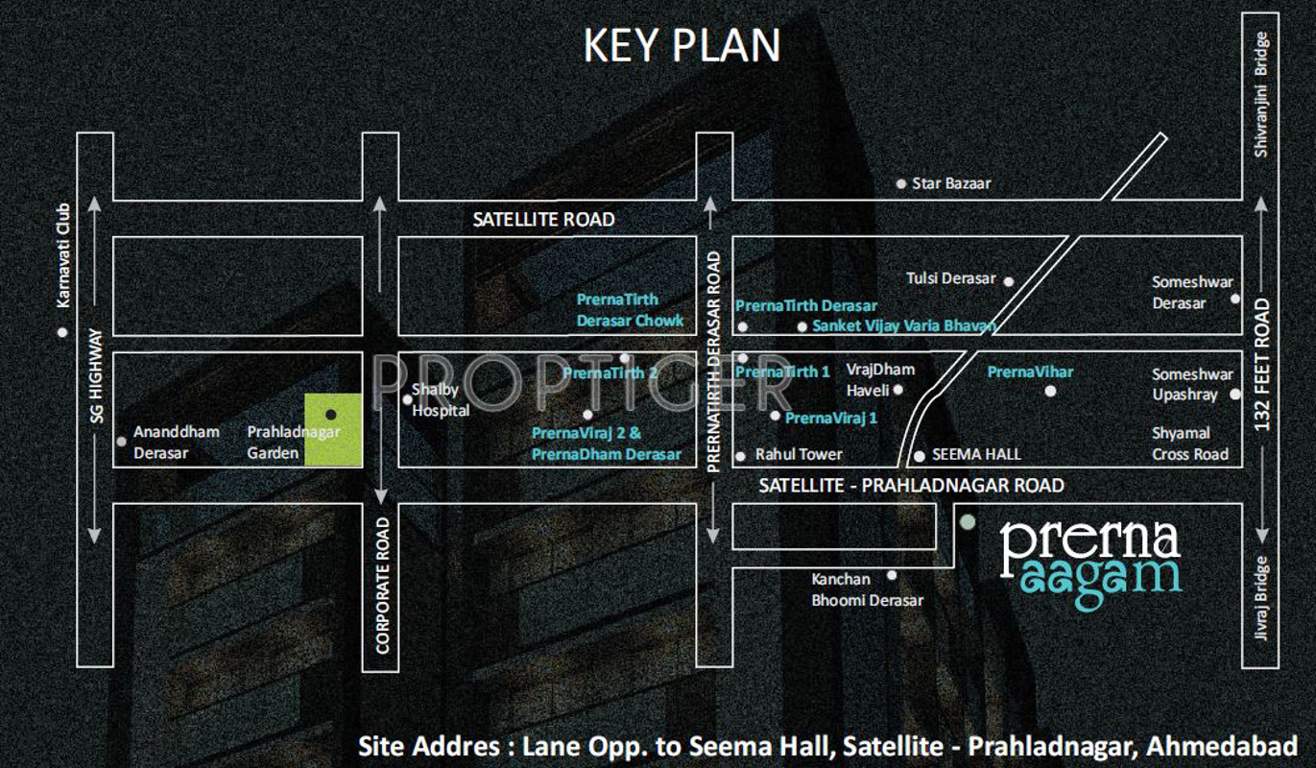 aagam Images for Location Plan of Prerna Aagam