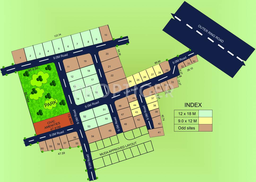Images for Layout Plan of Manasa Gardenia