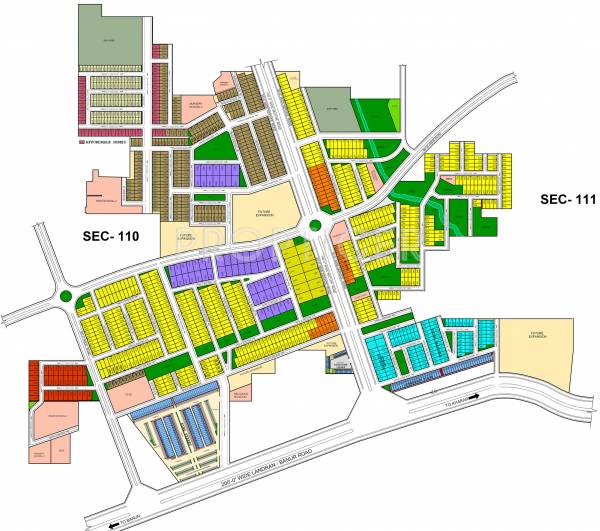 Images for Location Plan of TDI Infrastructure Tuscan Residency Exclusive