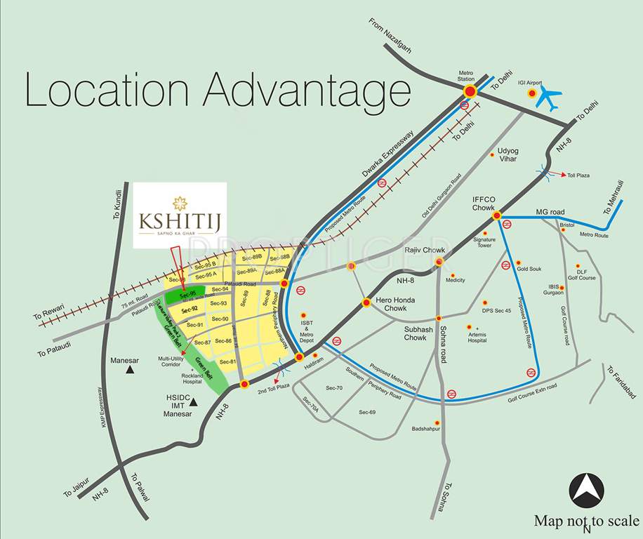 kshitij Images for Location Plan of Ramsons Kshitij