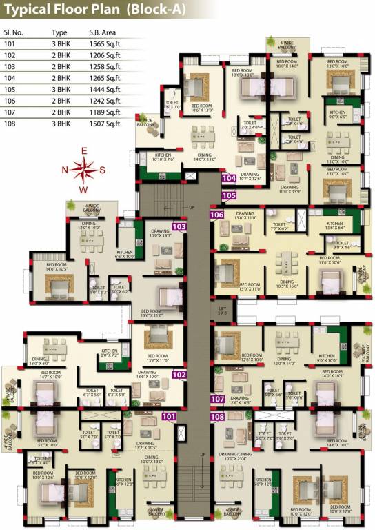Images for Cluster Plan of Royal Mahanagar Habitat Green