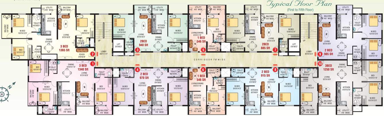 Images for Cluster Plan of Vishwas Green View
