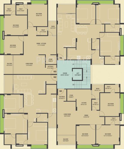  eternity Images for Cluster Plan of Suvidha Eternity