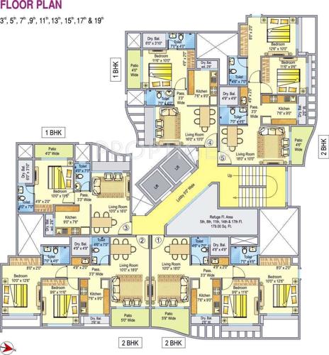 Images for Cluster Plan of Ajmera Rosemary And Rosewood
