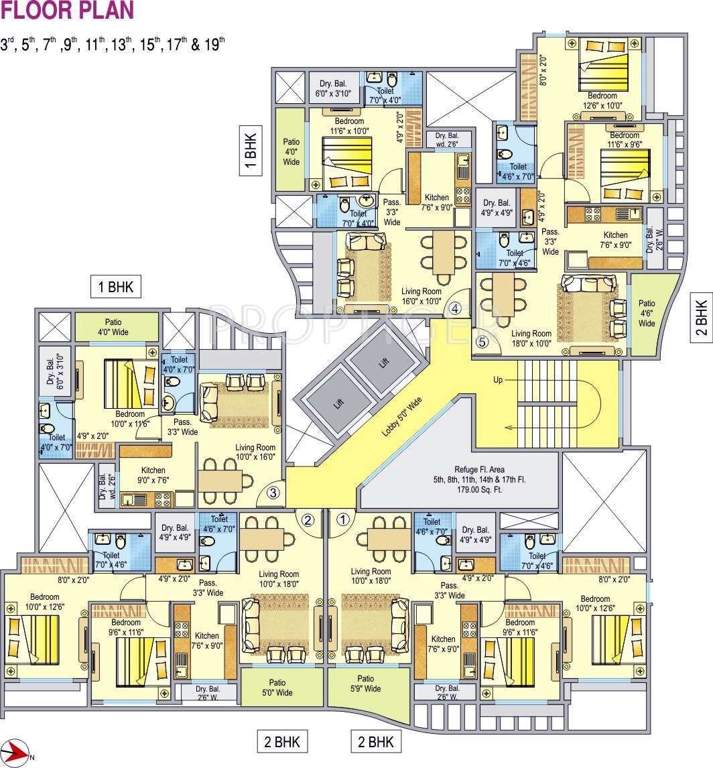 Images for Cluster Plan of Ajmera Rosemary And Rosewood