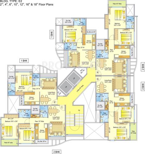 Images for Cluster Plan of Ajmera Rosemary And Rosewood