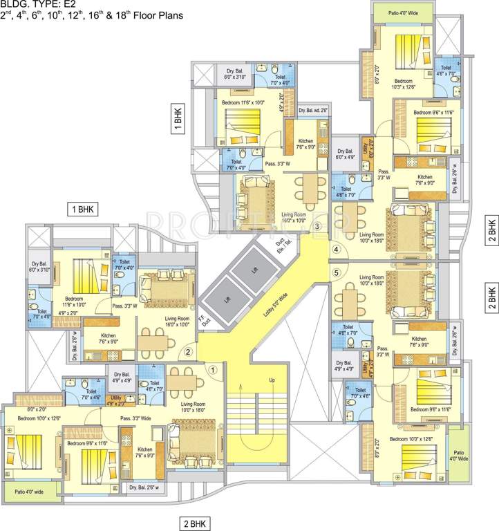 Images for Cluster Plan of Ajmera Rosemary And Rosewood