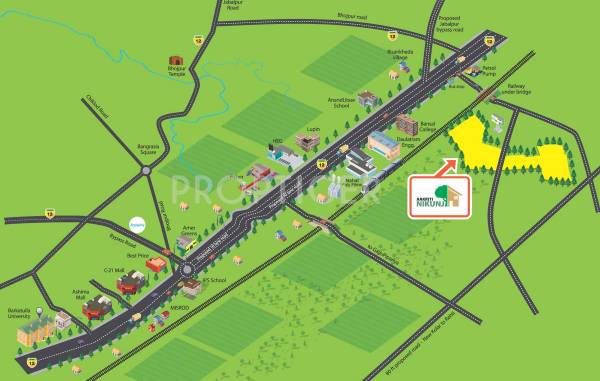 Images for Location Plan of Aakriti Nikunj
