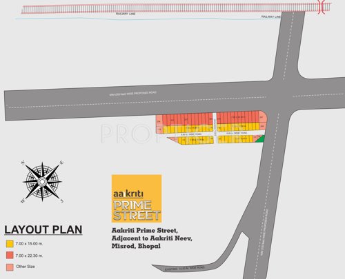 Images for Layout Plan of Aakriti Prime Street Images for Layout Plan of Aakriti Prime Street