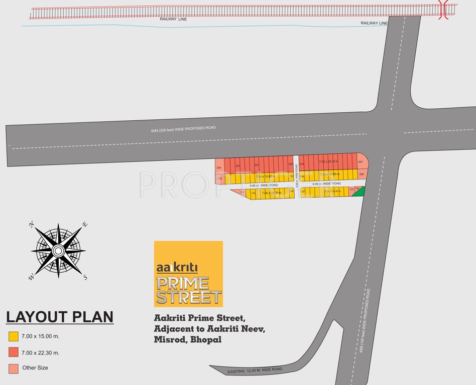 Images for Layout Plan of Aakriti Prime Street
