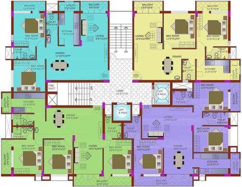 Images for Cluster Plan of Land Trades Vasundhara