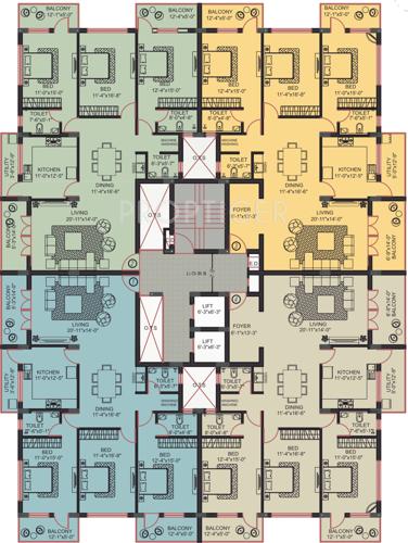 Images for Cluster Plan of Land Trades Sai Prem