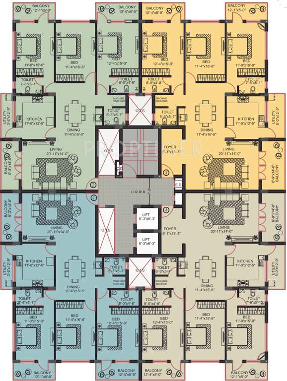 Images for Cluster Plan of Land Trades Sai Prem
