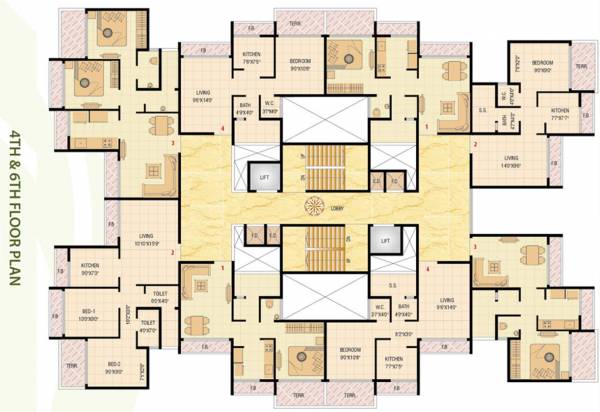 Images for Cluster Plan of Neelkanth Krupa Images for Cluster Plan of Neelkanth Krupa