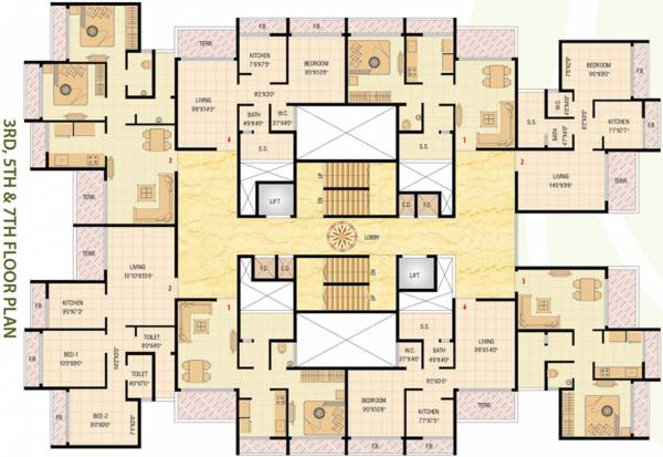 Images for Cluster Plan of Neelkanth Krupa Images for Cluster Plan of Neelkanth Krupa