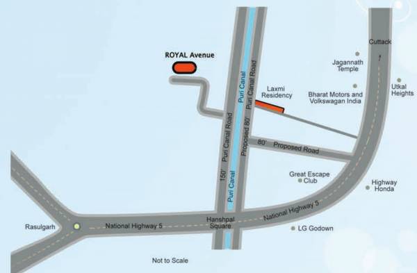 Images for Location Plan of Laxmi Royal Avenue