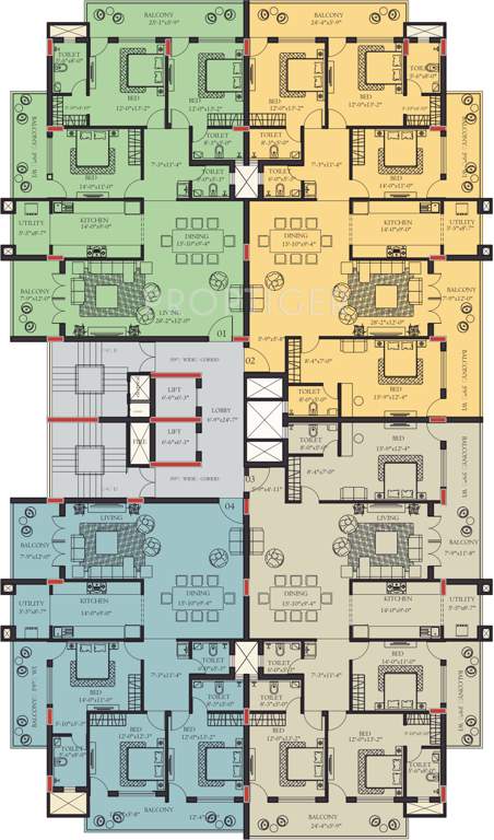 Images for Cluster Plan of Land Roopali