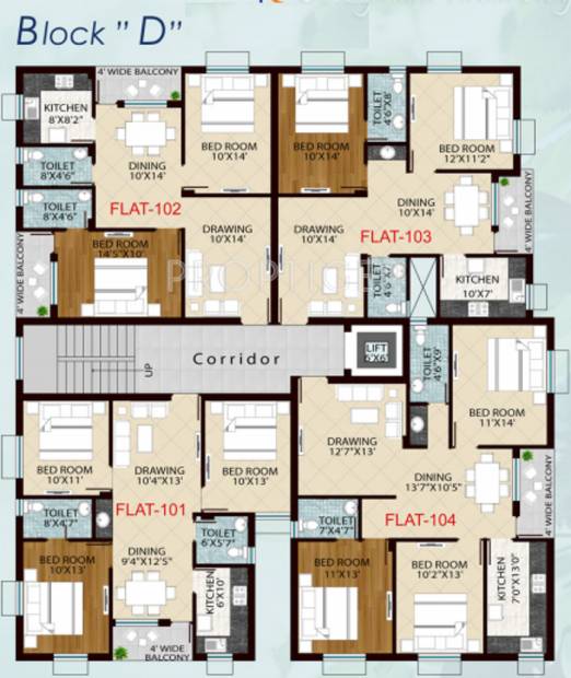  sai-chandra-tirtha-heights Images for Cluster Plan of Royal Retreat Sai Chandra Tirtha Heights