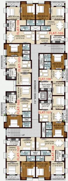  sai-chandra-tirtha-heights Images for Cluster Plan of Royal Retreat Sai Chandra Tirtha Heights