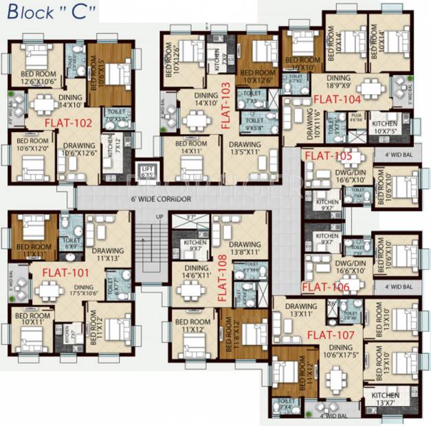  sai-chandra-tirtha-heights Images for Cluster Plan of Royal Retreat Sai Chandra Tirtha Heights