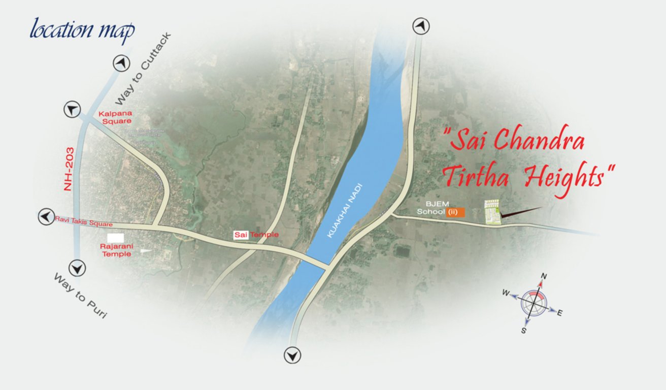  sai chandra tirtha heights Location Plan
