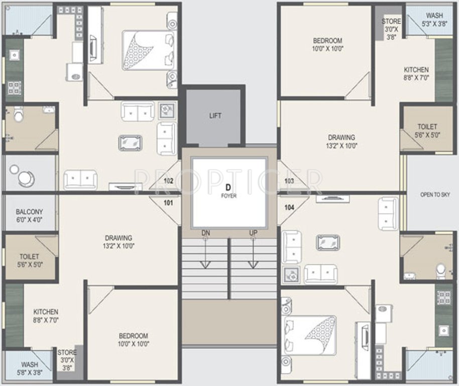  elegance Images for Cluster Plan of Prathna Elegance