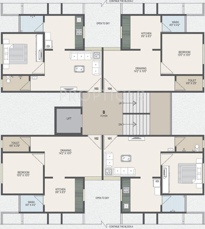  elegance Images for Cluster Plan of Prathna Elegance