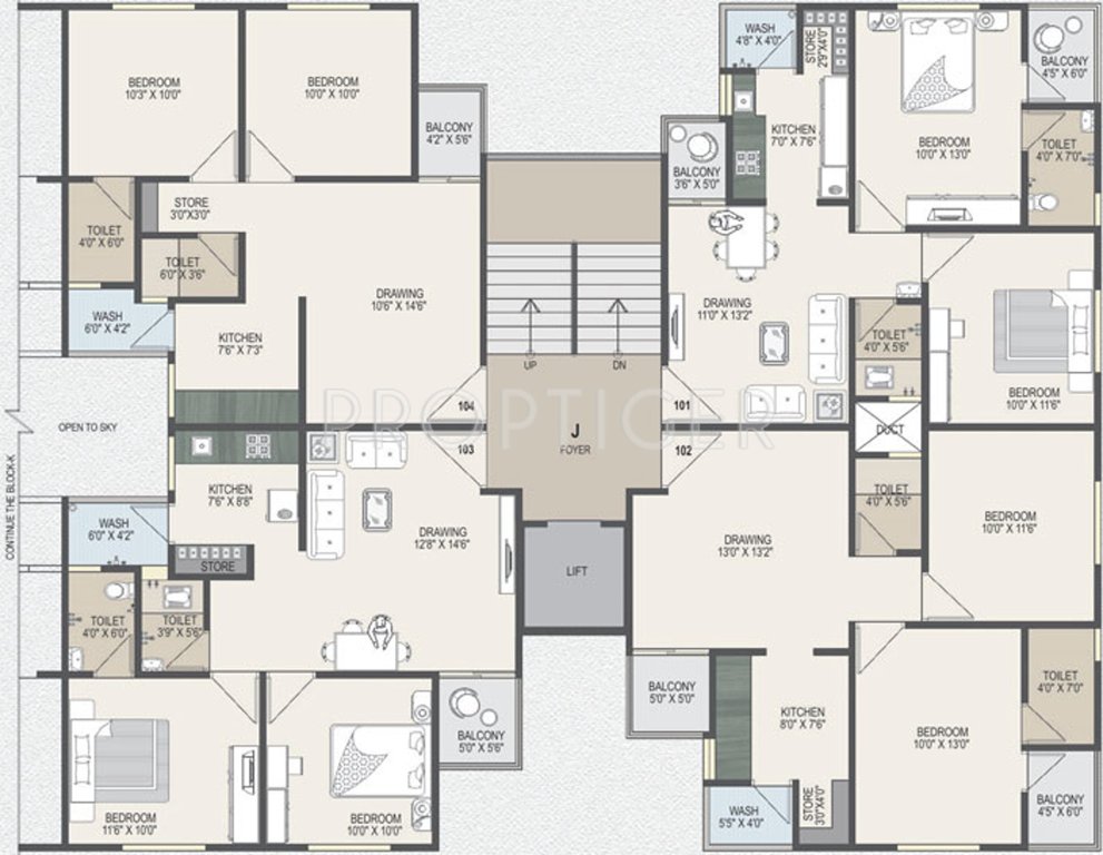  elegance Images for Cluster Plan of Prathna Elegance