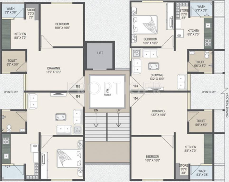 elegance Images for Cluster Plan of Prathna Elegance
