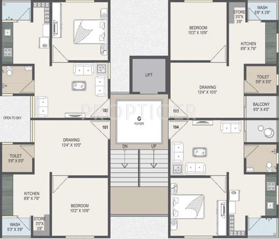  elegance Images for Cluster Plan of Prathna Elegance