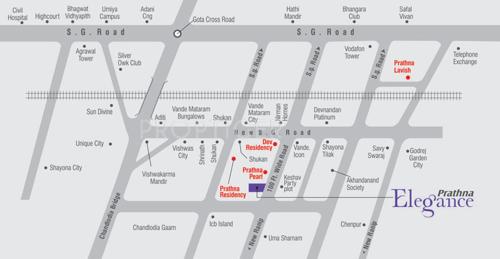  elegance Images for Location Plan of Prathna Elegance