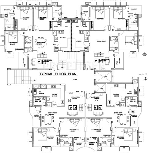 Images for Cluster Plan of Krishna Maithree Residency Images for Cluster Plan of Krishna Maithree Residency