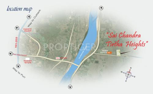 Images for Location Plan of Royal Retreat Sai Chandra Tirtha Heights Villa