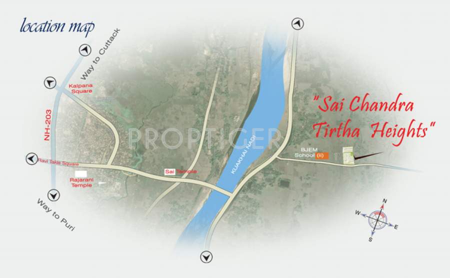 Images for Location Plan of Royal Retreat Sai Chandra Tirtha Heights Villa