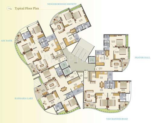 Images for Cluster Plan of Classic Lake View Tower Images for Cluster Plan of Classic Lake View Tower