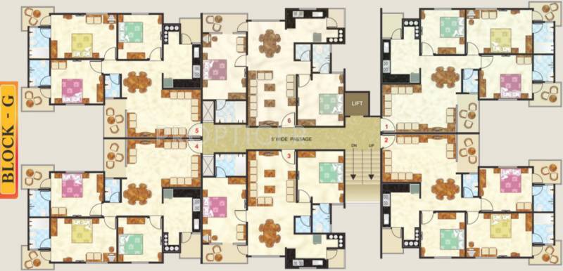  homes Images for Cluster Plan of Classic Homes